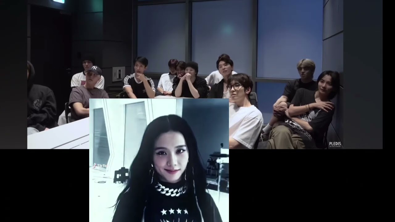 Seventeen react to blackpink parte 5