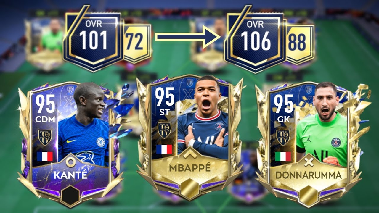 EPIC F2P TEAM UPGRADE 101 TO 106 OVR!!! | FIFA MOBILE 22