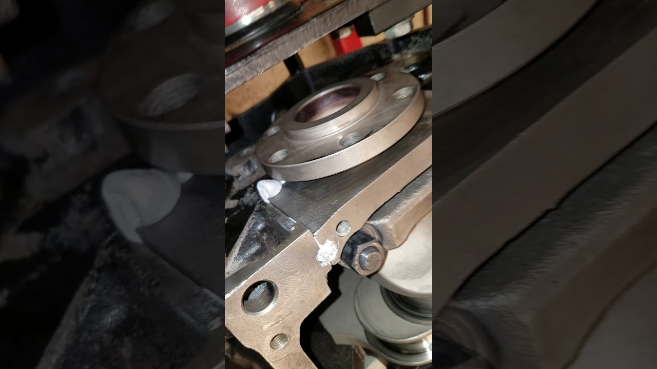 Rear main seal installation.