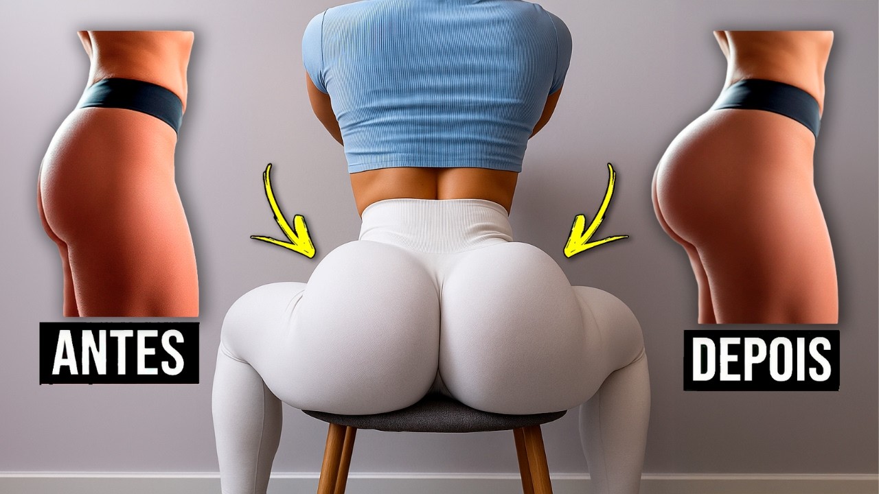 7 DIAS | 7 Exercícios Para GLÚTEOS PERFEITOS em Casa! 🍑 (Simples e Eficaz)