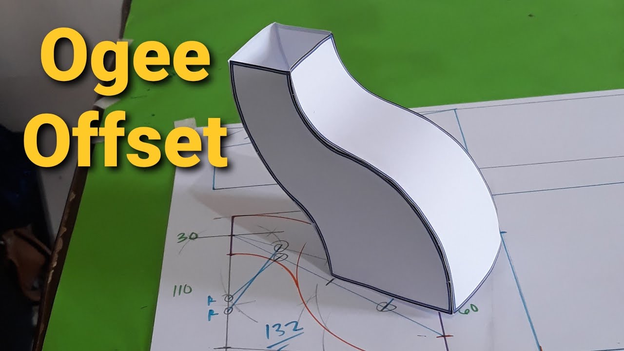 Ogee Offset Reducer/Duct Fitting Transition/Duct layout