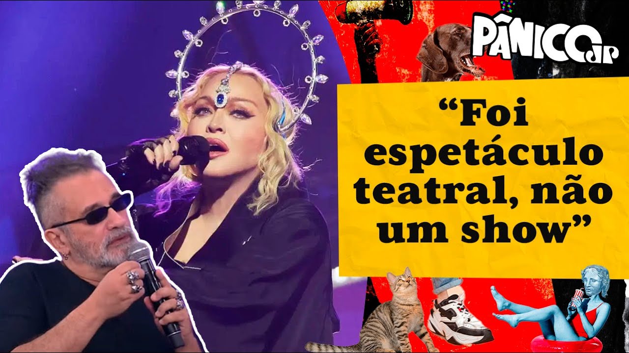 REGIS TADEU DETONA SHOW DA MADONNA: “UMA DAS MAIORES PICARETAGENS DO PLAYBACK”