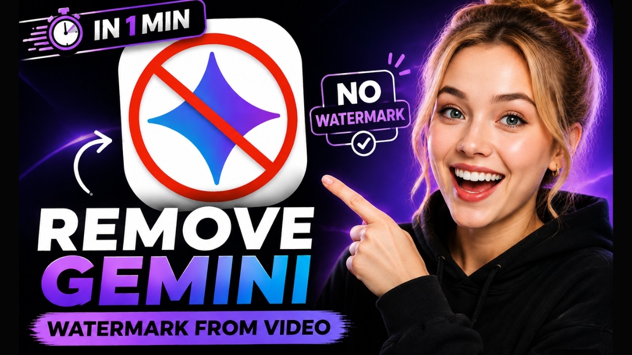 How to Remove Gemini Watermark from Video | Step-by-Step Tutorial