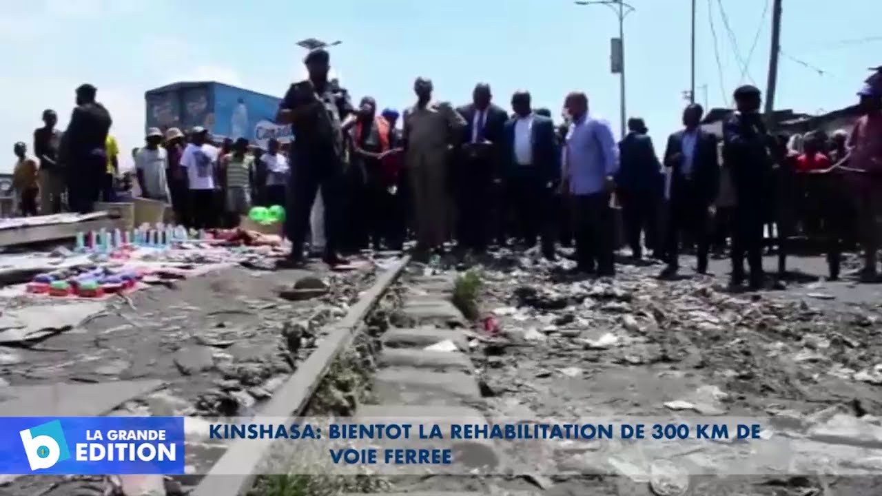 Kinshasa: Bientôt la réhabilitation de 300 km de voie ferrée