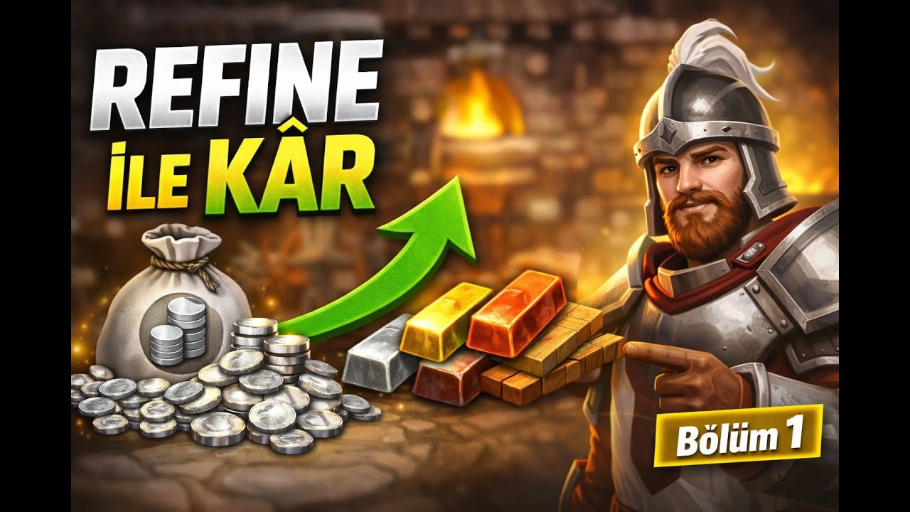 Albion Online’da Refine ile Gerçekten Silver Nasıl Kazanılır? (Bölüm 1)