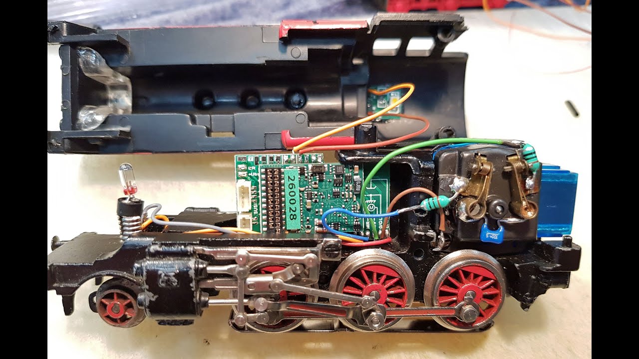 Märklin 3003 ombygning til digital med HAMO magnet