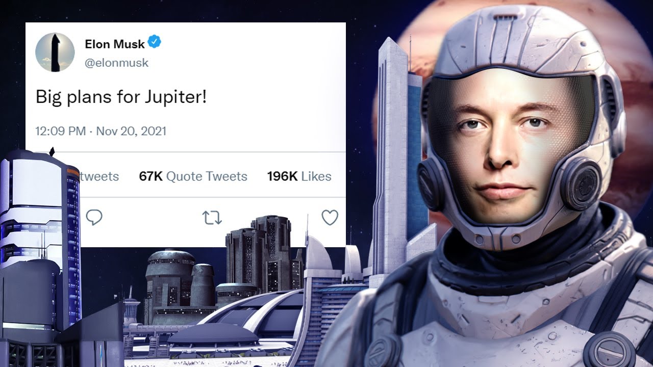 Elon Musk JUST REVEALED Plans For A NEW Space Colony on Jupiter's Moons