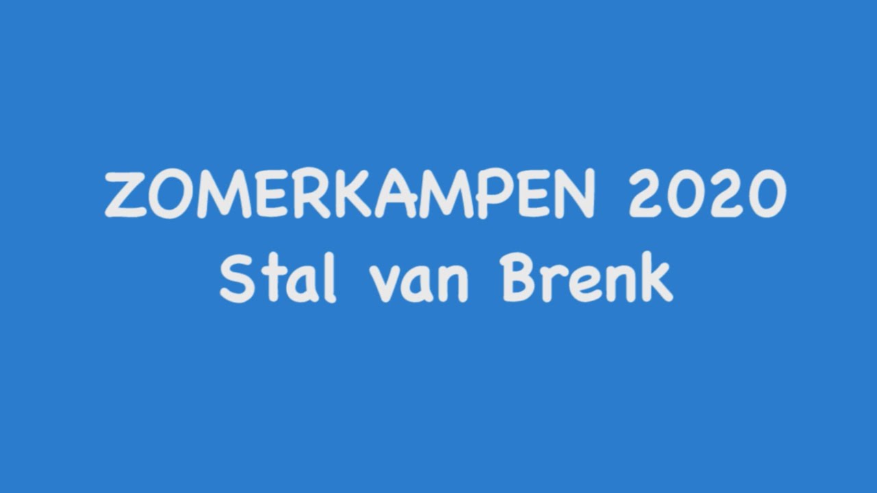 Instructievideo zomerkamp 2020