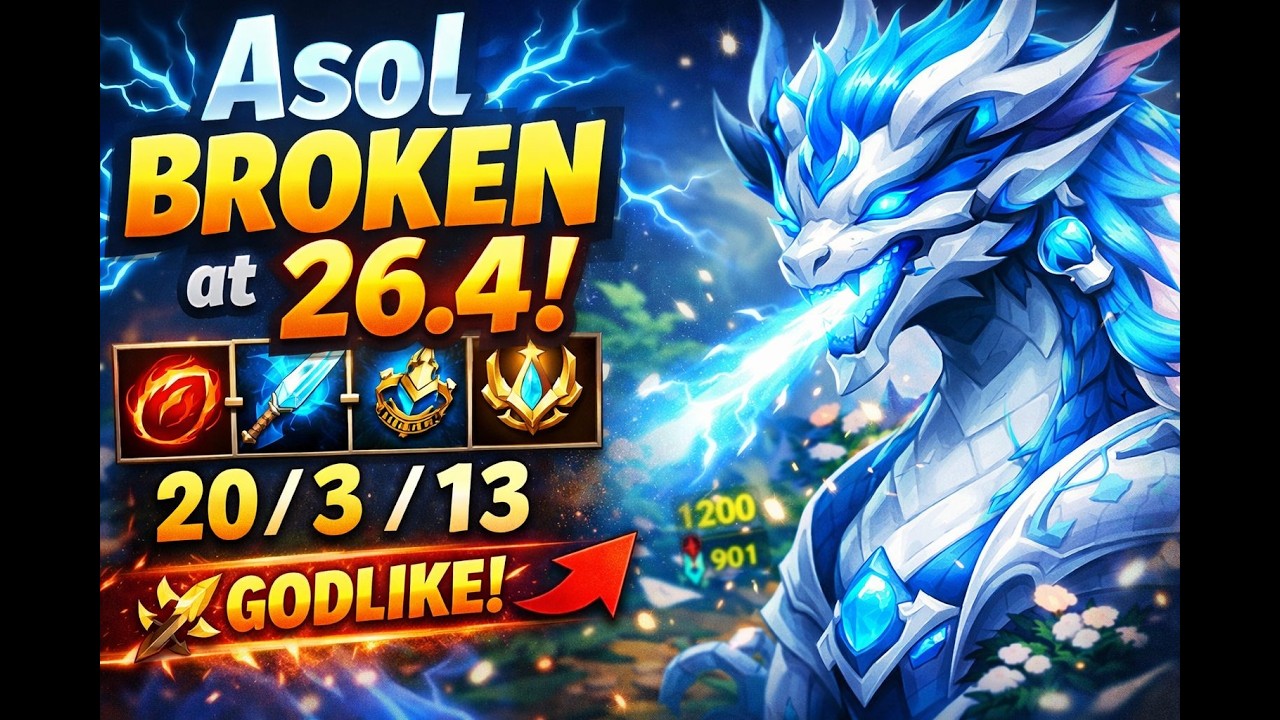 ASOL IS INSANE 🤯 HARD CARRY — Broken in Patch 26.4
