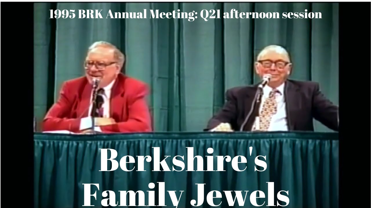 Warren Buffett On Retail Success In Jewelry (1995 Q21 pm)