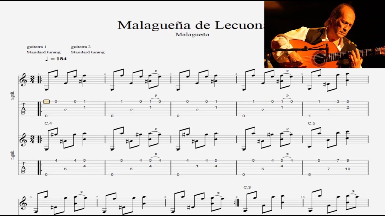 Paco De Lucia-Malaguena De Lecuona