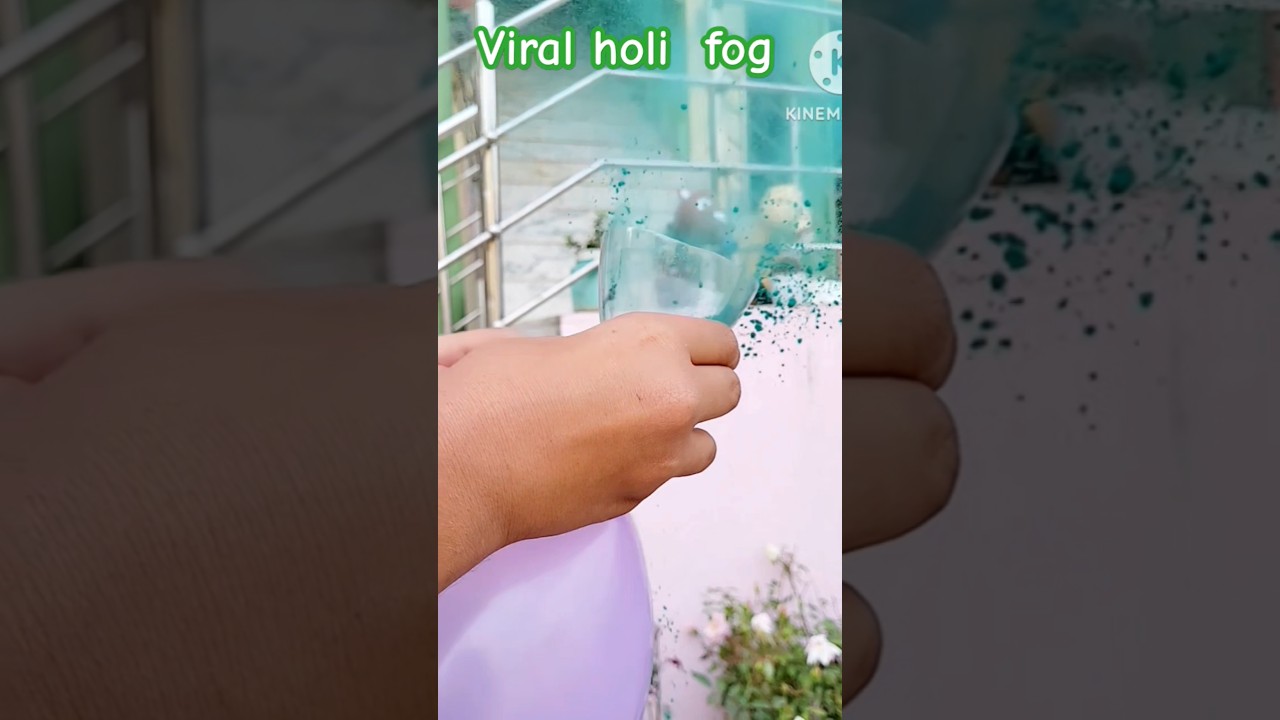 Holi color fog make in minute #diy #ytshorts #craft #holi #festival