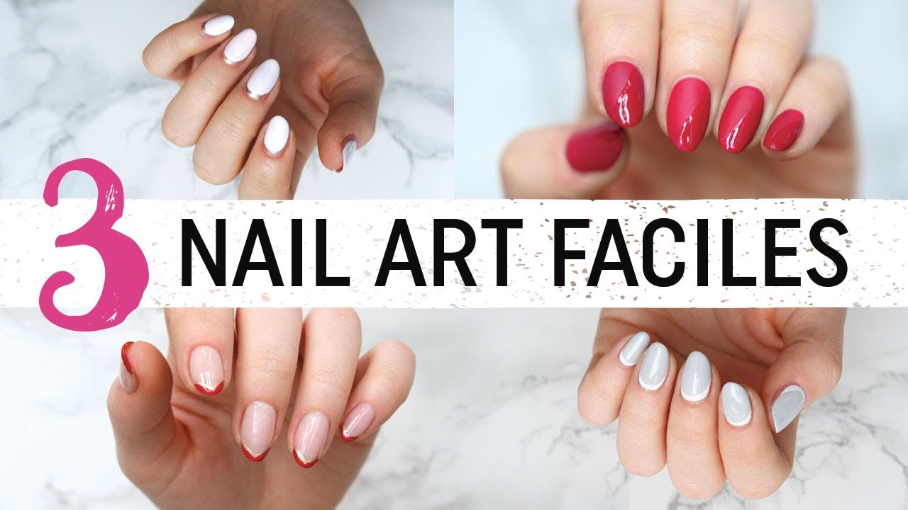 3 NAIL ART TENDANCES FACILES !