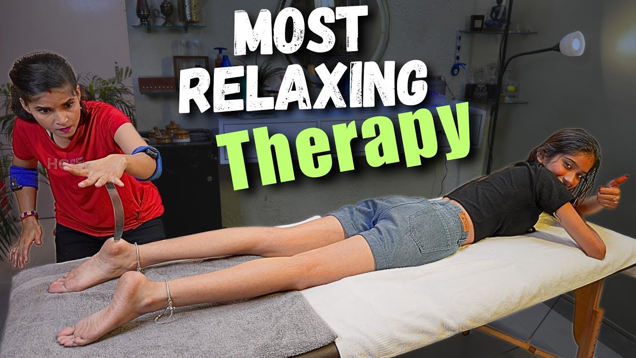 Moat Relaxing Leg Massage | ASMR calf & Foot Massage Relief Your Tissues Pain by Cosmic Lady