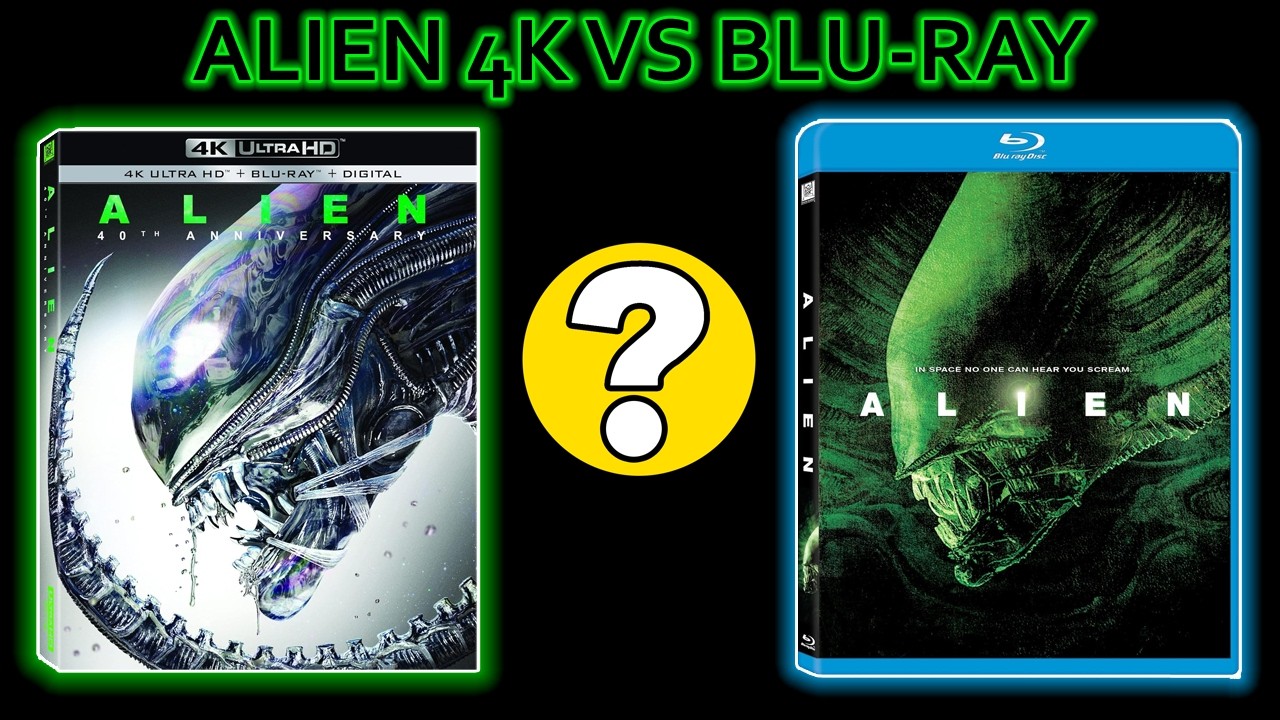 ALIEN 4K VS BLU RAY REVIEW