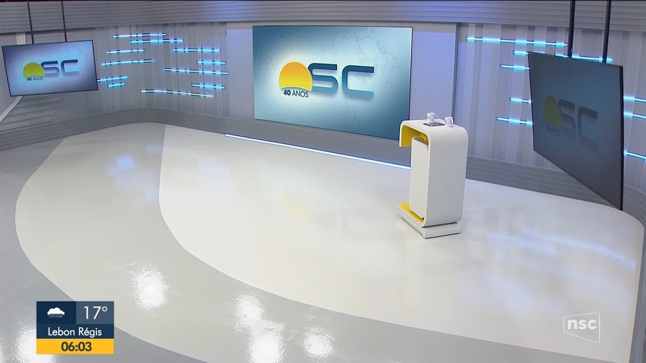 [HD⁶⁰] Bom Dia Santa Catarina, estreia do novo cenário da NSC TV Florianópolis (11/04/2022)