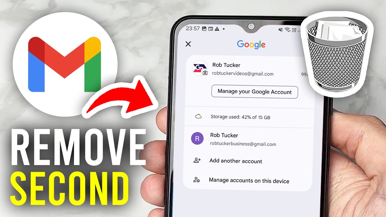 How To Remove A Second Gmail Account - Full Guide