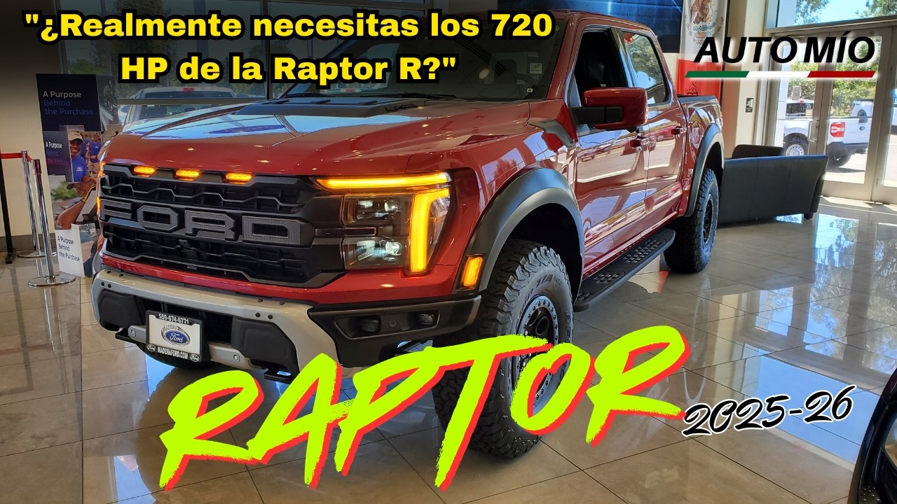 ¿Realmente necesitas los 720 HP de la Raptor R? 🦖 Ford Raptor 2025-26