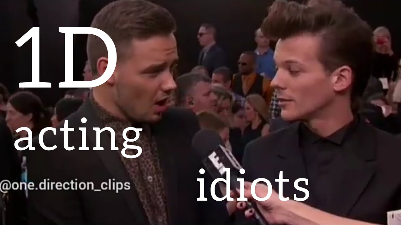 one direction being ✨idiots✨ for 3 minutes and forty five seconds stright