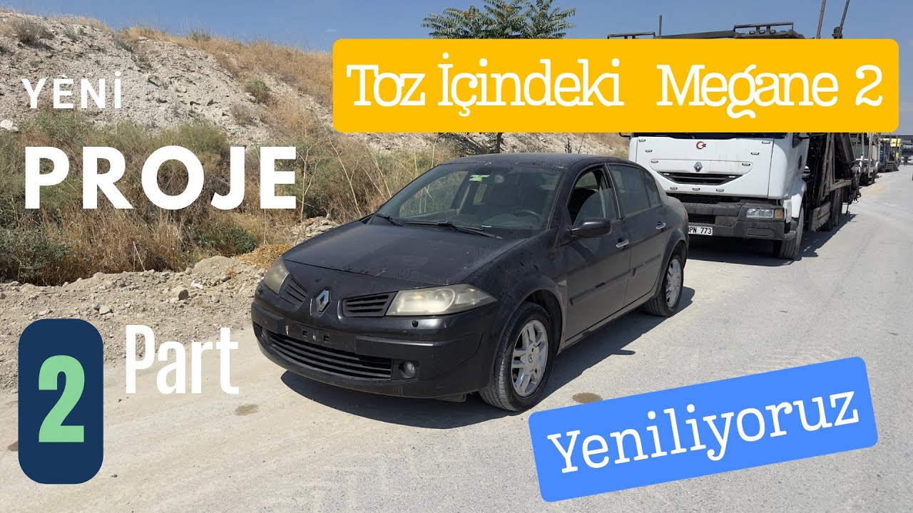 Renault Megane 2 | Arabanın İçini Baştan Aşağı FOŞUR FOŞUR Temizledik! | 