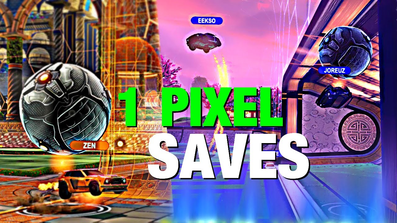 ROCKET LEAGUE 1 PIXEL SAVES & PRO FREESTYLES (BEST OF G8 - $2,000,000 TOURNAMENT)