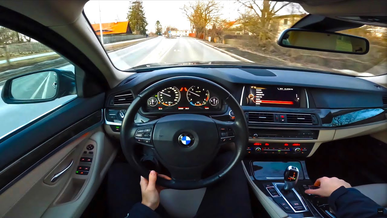 BMW F10 530D LCi 2014 X-Drive 190KW POV Review/Drive