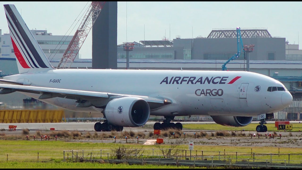 Air France Cargo Boeing 777F F-GUOC Takeoff from Narita 16R | NRT/RJAA