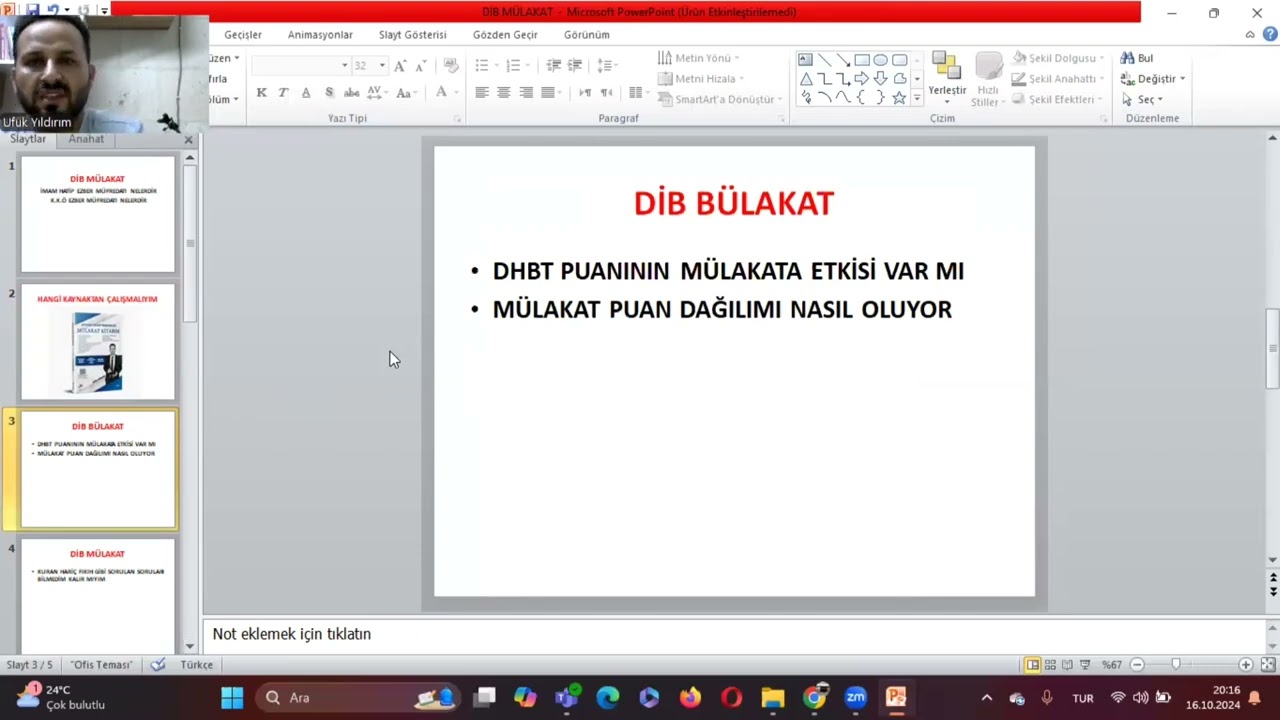 DİB MÜLAKAT NASIL HAZIRLANMALIYIM