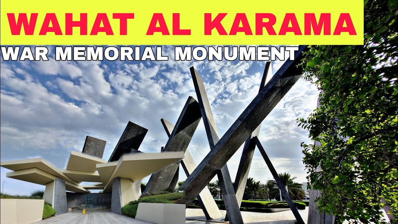 War Memorial Wahat Al Karama Oasis of Dignity Tourist Attraction in Abu Dhabi