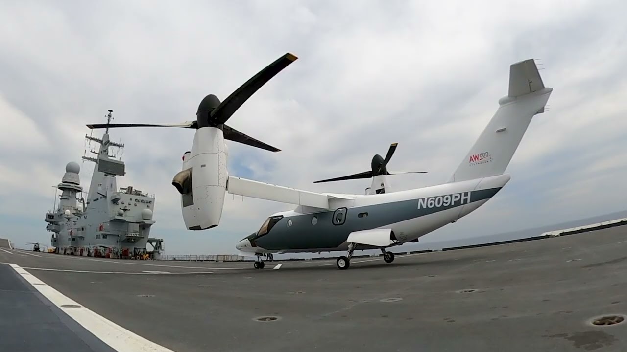 Leonardo: AW609 tiltrotor successfully completes first ship trial campaign [VIDEO]