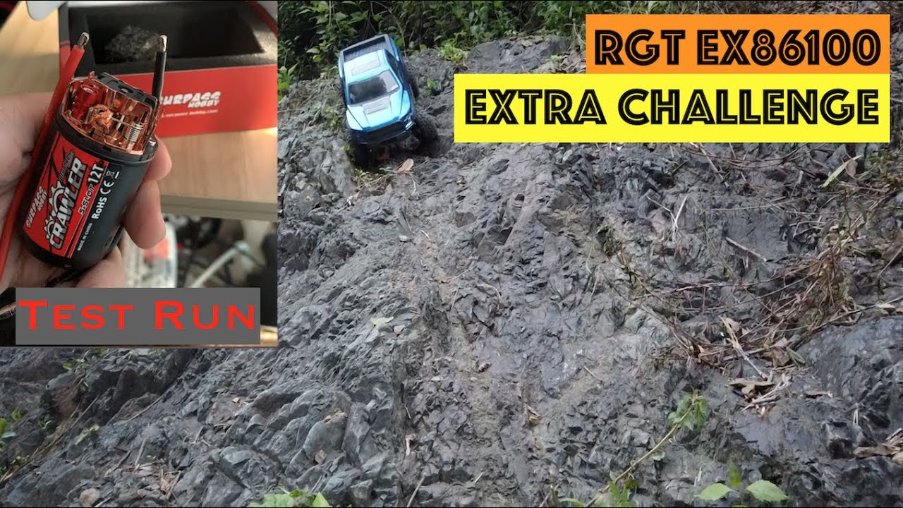 RGT EX86100 - EXTRA CHALLENGE | Surpass Hobby 550 5Slot Motor Test Run