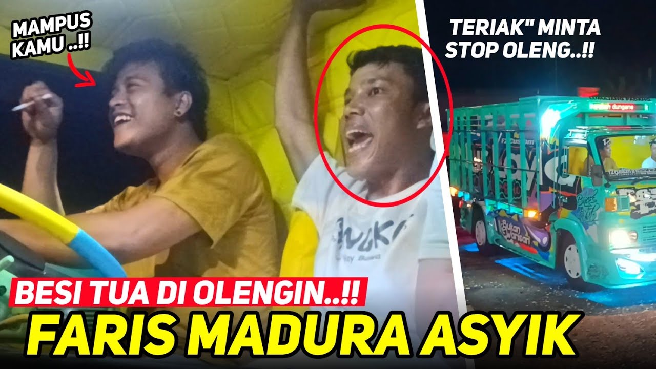 🔴BANGSATT..!! DI OLENGIN FARIS MADURA ASYIK..!! Cak MET Sampe teriak KETAKUTAN  -