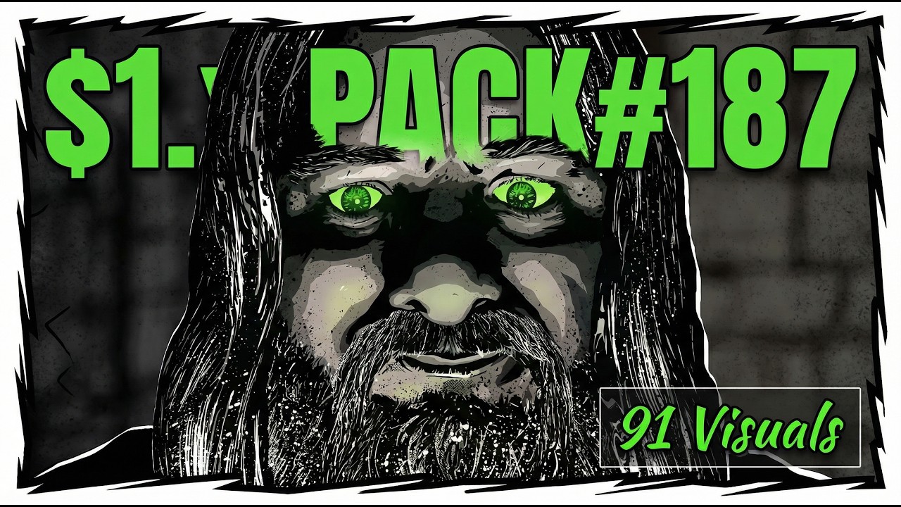One Dollar PAck#187 - 91 Visuals
