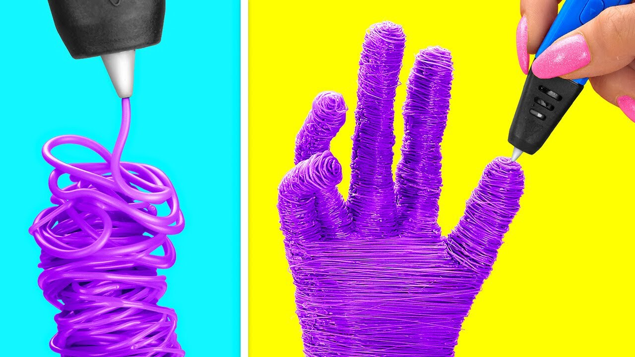 ВАУ! УДИВИТЕЛЬНЫЕ ЛАЙФХАКИ С 3D-РУЧКОЙ ДЛЯ ЛЮБИТЕЛЕЙ РУКОДЕЛИЯ || Крутые лайфхаки и идеи своими р...