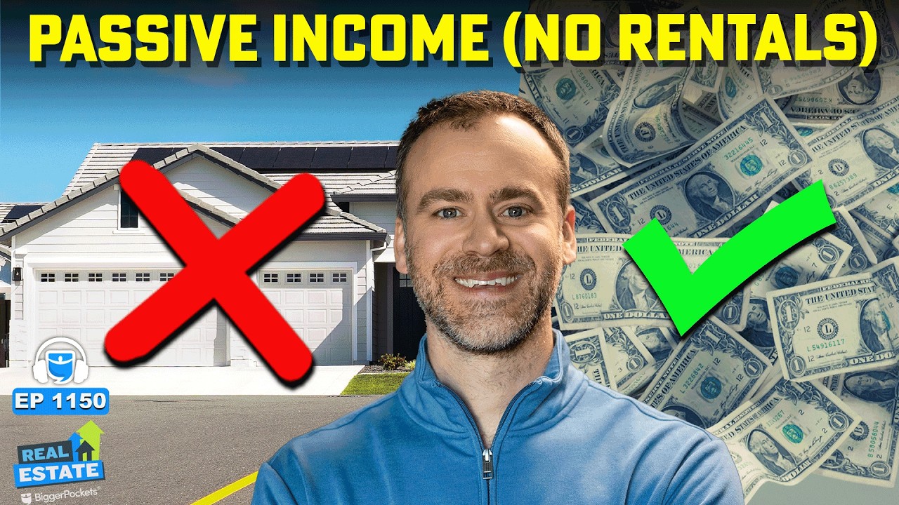 How to Make 100% Passive Income with Real Estate (No Rentals)