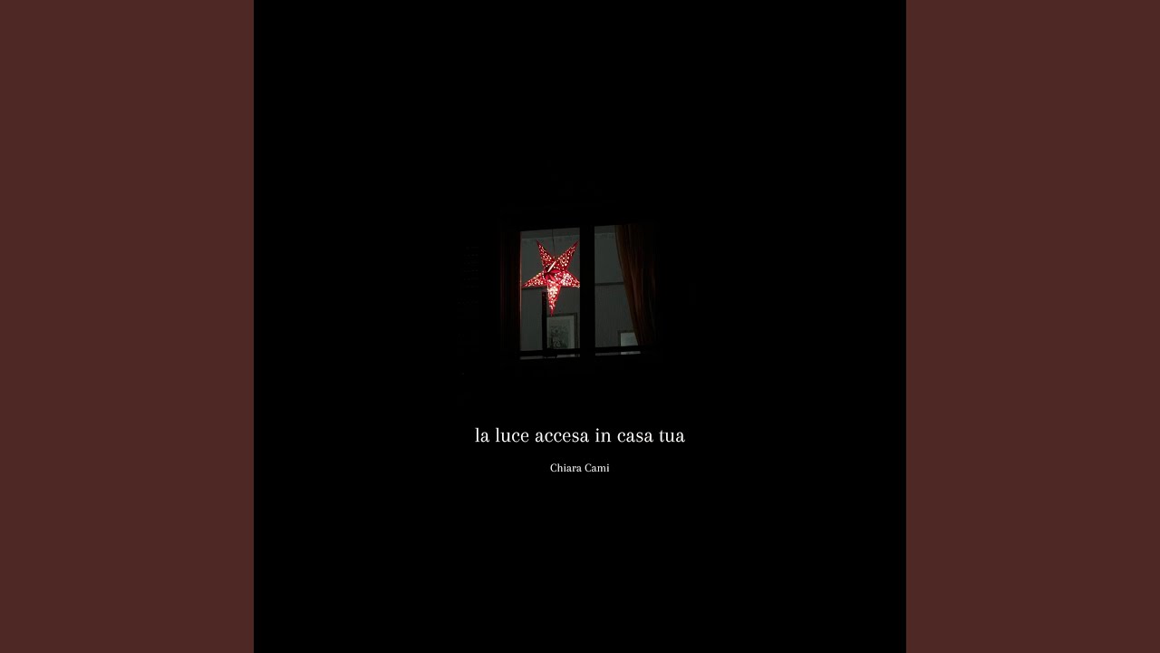 la luce accesa in casa tua
