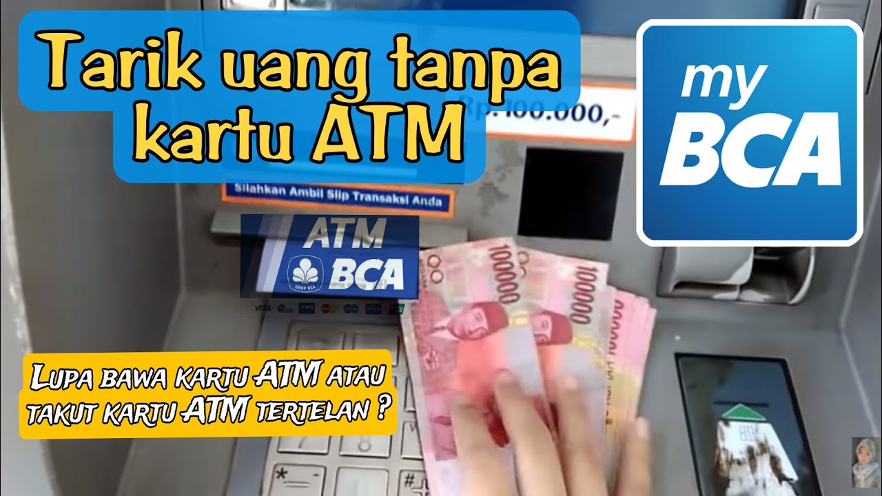 Cara Tarik tunai BCA tanpa kartu ATM #myBCA