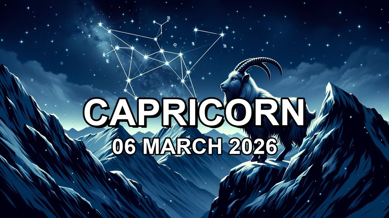 2026/03/06 ♑︎ CAPRICORN Horoscope Today (Daily Astrology Podcast) #horoscope #capricorn