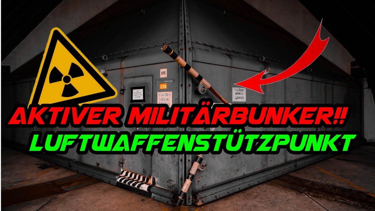 AKTIVER MILITÄRBUNKER - auf VERMEINTLICH verlassener Luftwaffenbasis O.O