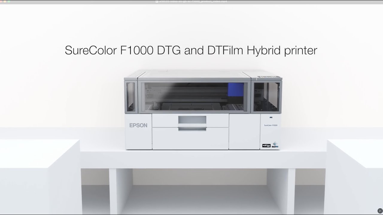 Epson SC-F1000 Hybrid DTG & DTF Printer
