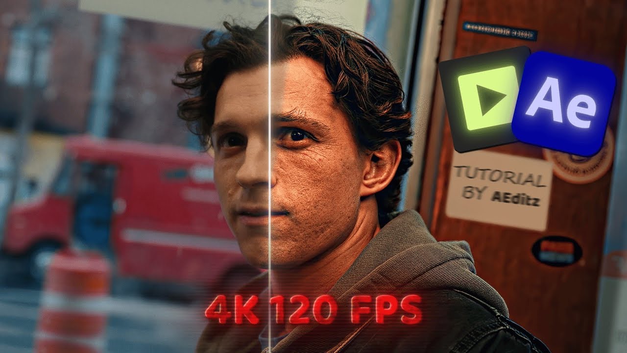 Turn ANY Video into 4K 120FPS 😳 (Topaz + After Effects Tutorial) | AEditz