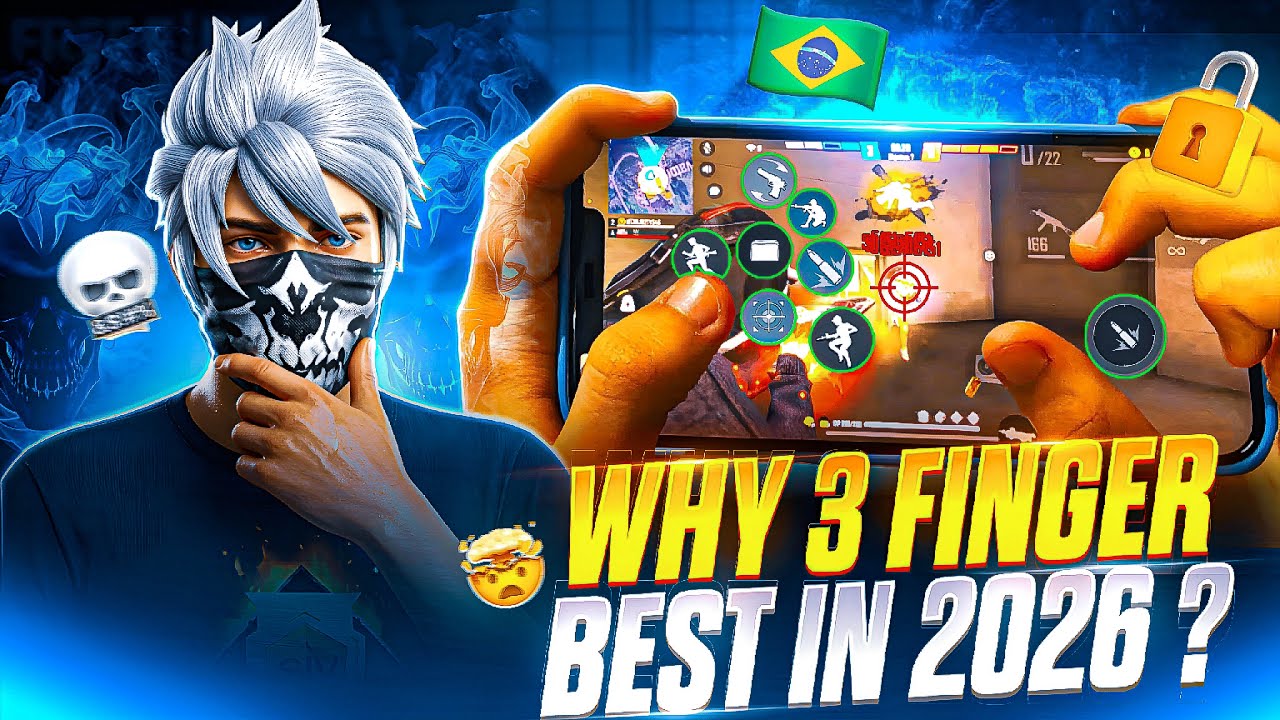 2 FINGER HUD MAKES YOU NOOB 🤡 ? / HOW TO START 3 FINGER CLAW IN FREE FIRE 2026 ☠️⚙️||