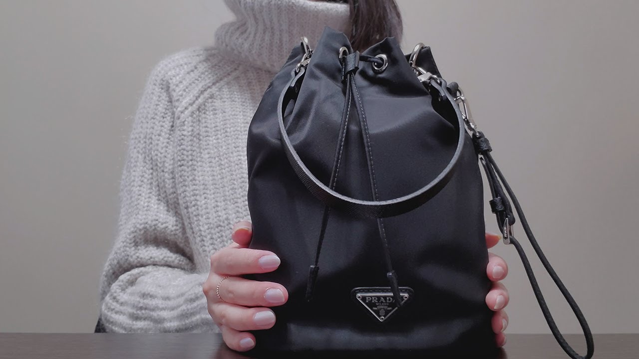 Нейлоновая сумка-ведро Prada своими руками | Как превратить нейлоновую сумку Prada в сумку