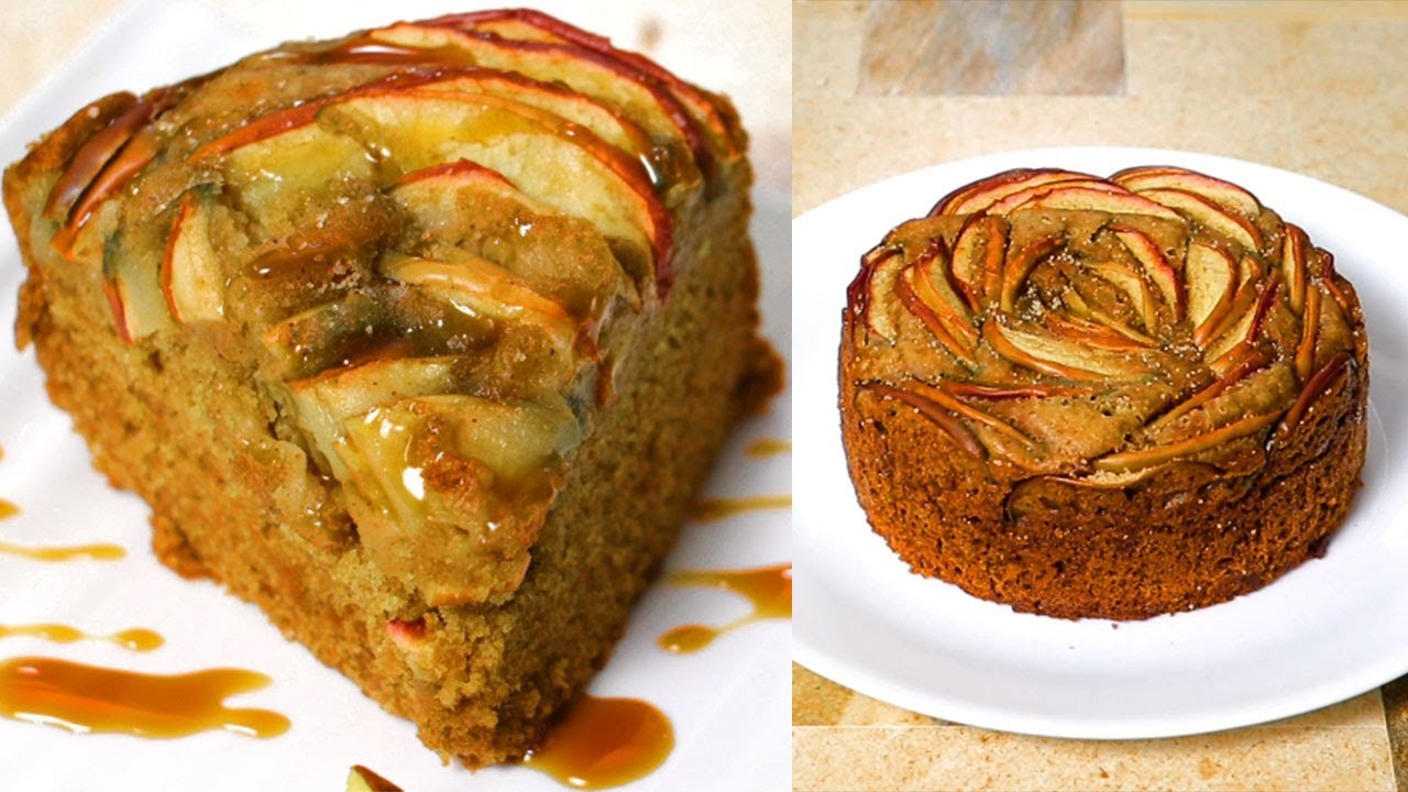Whole Wheat Apple Cinnamon Cake | Eggless & Without Oven | Promotional Video No #8
