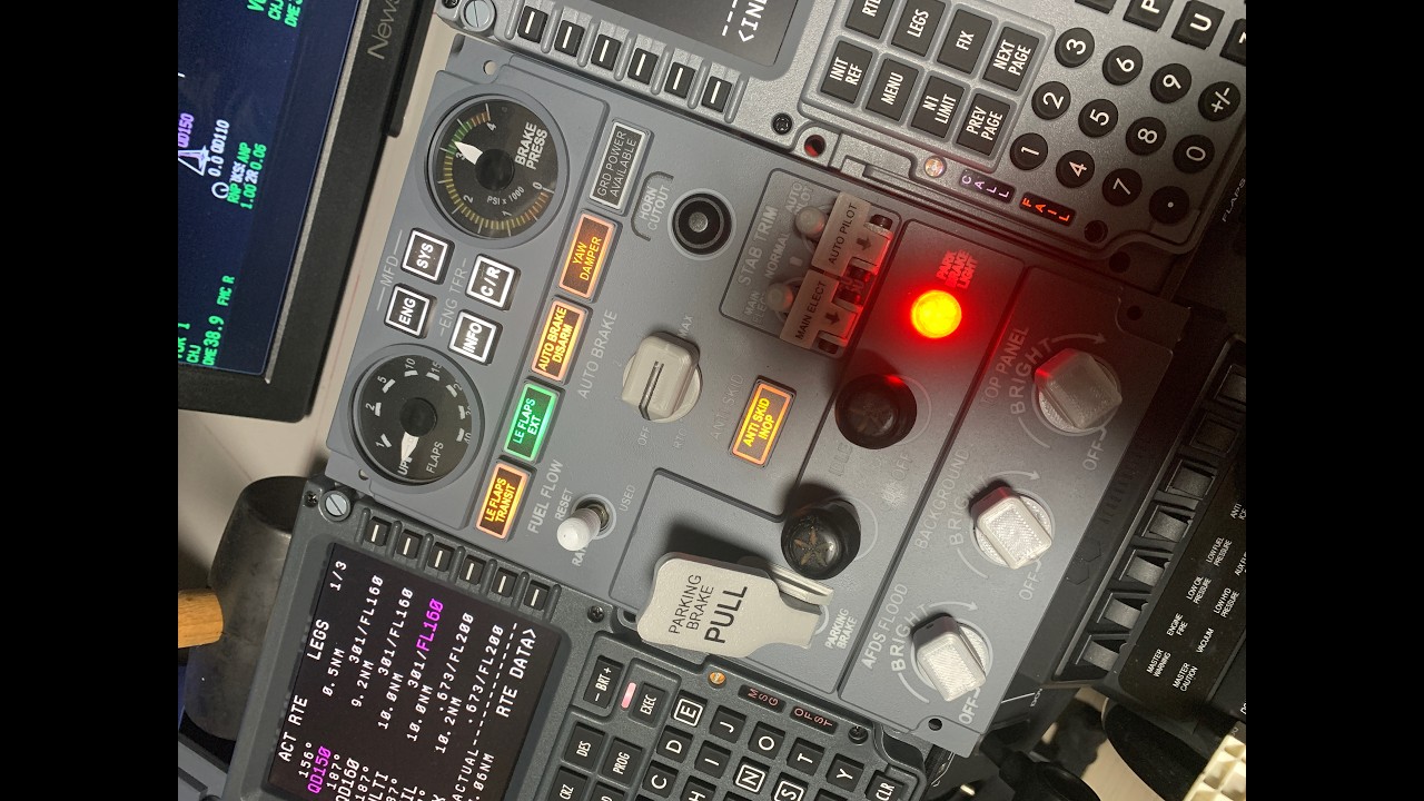 Boeing B737-800 HomeCockpit AUTOBRAKE PANEL DIY