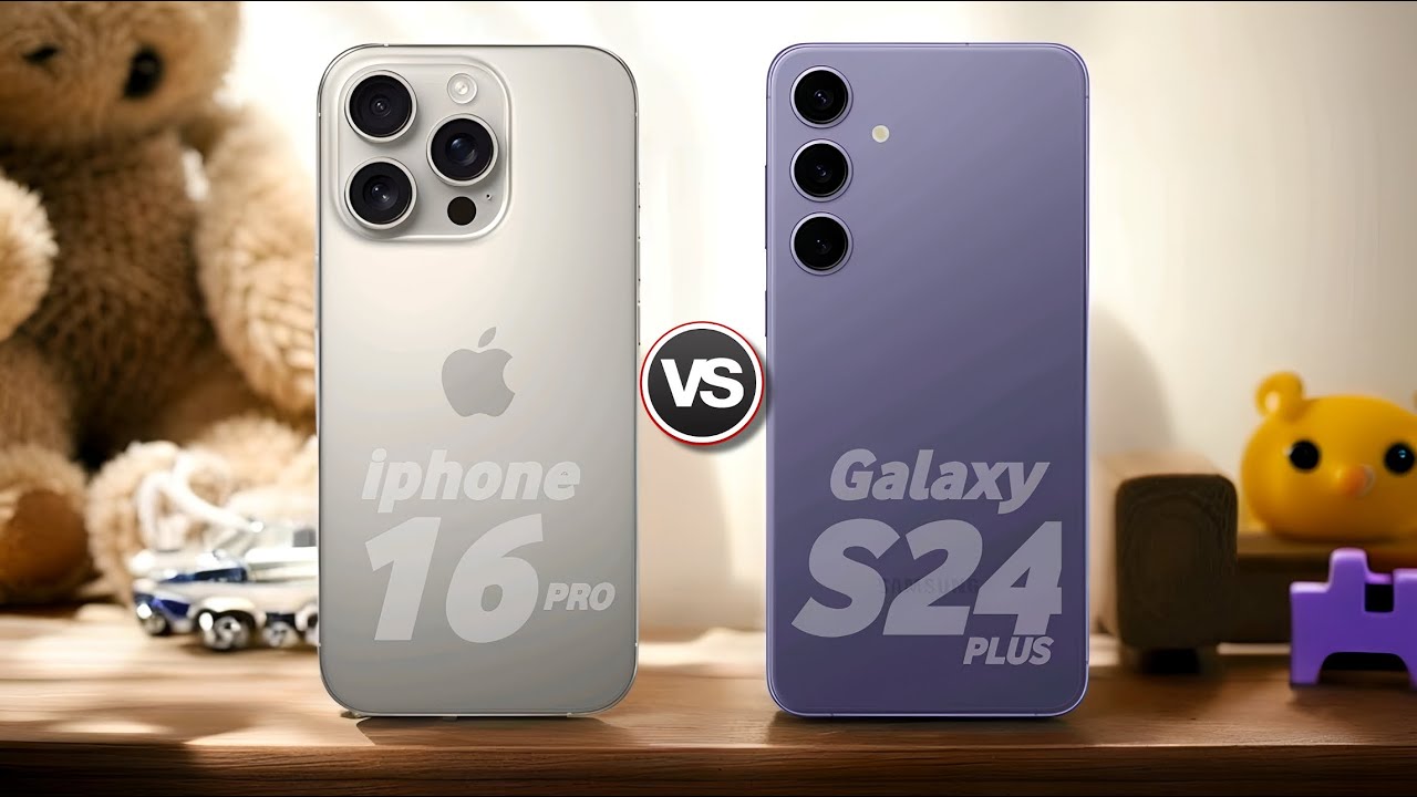 Iphone 16 Pro Vs Samsung Galaxy S24 Plus || Full Comparison ✨