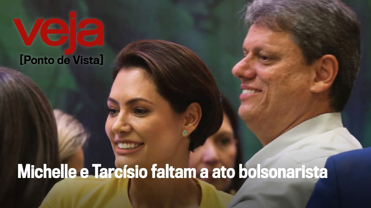 Michelle e Tarcísio faltam a ato bolsonarista em São Paulo