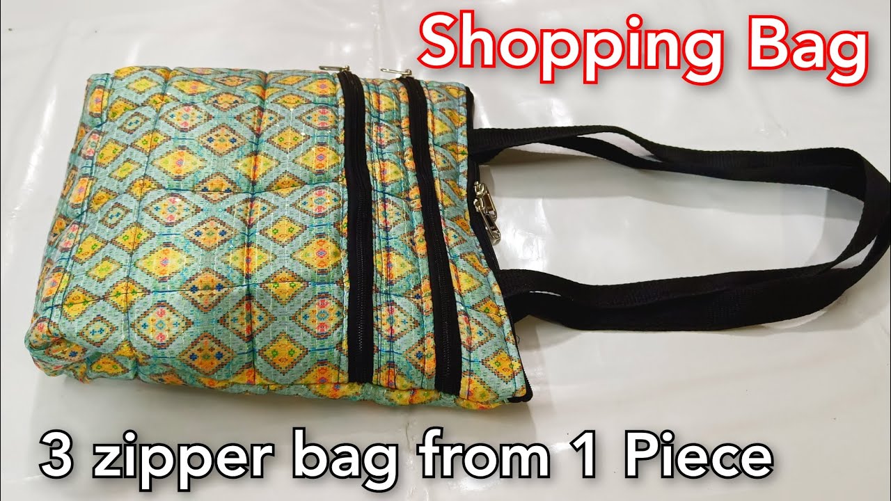 Simple cloth bag making video in very easy way/Shopping Bag/No cut/बैग बनाने का बहुत ही आसान तरीका