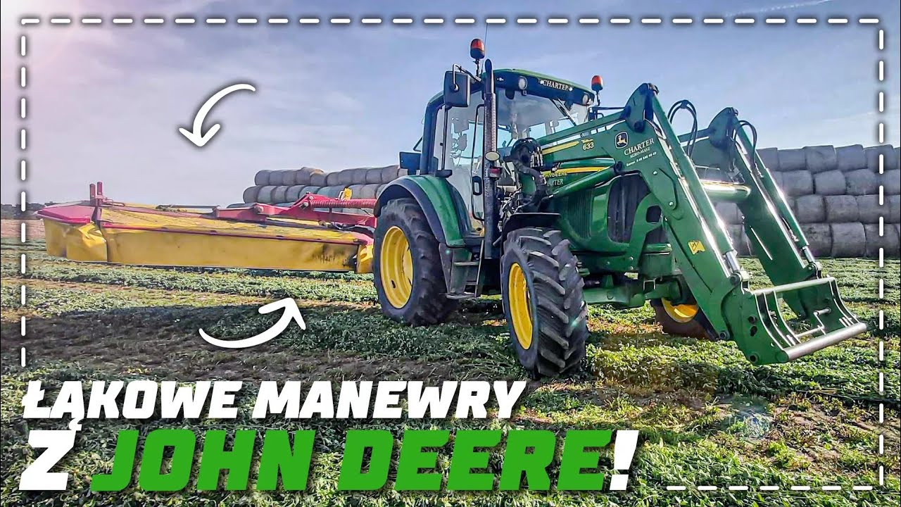 Koszenie Lucerny ▶️Vlog z Kabiny ▶️JohnDeere6120