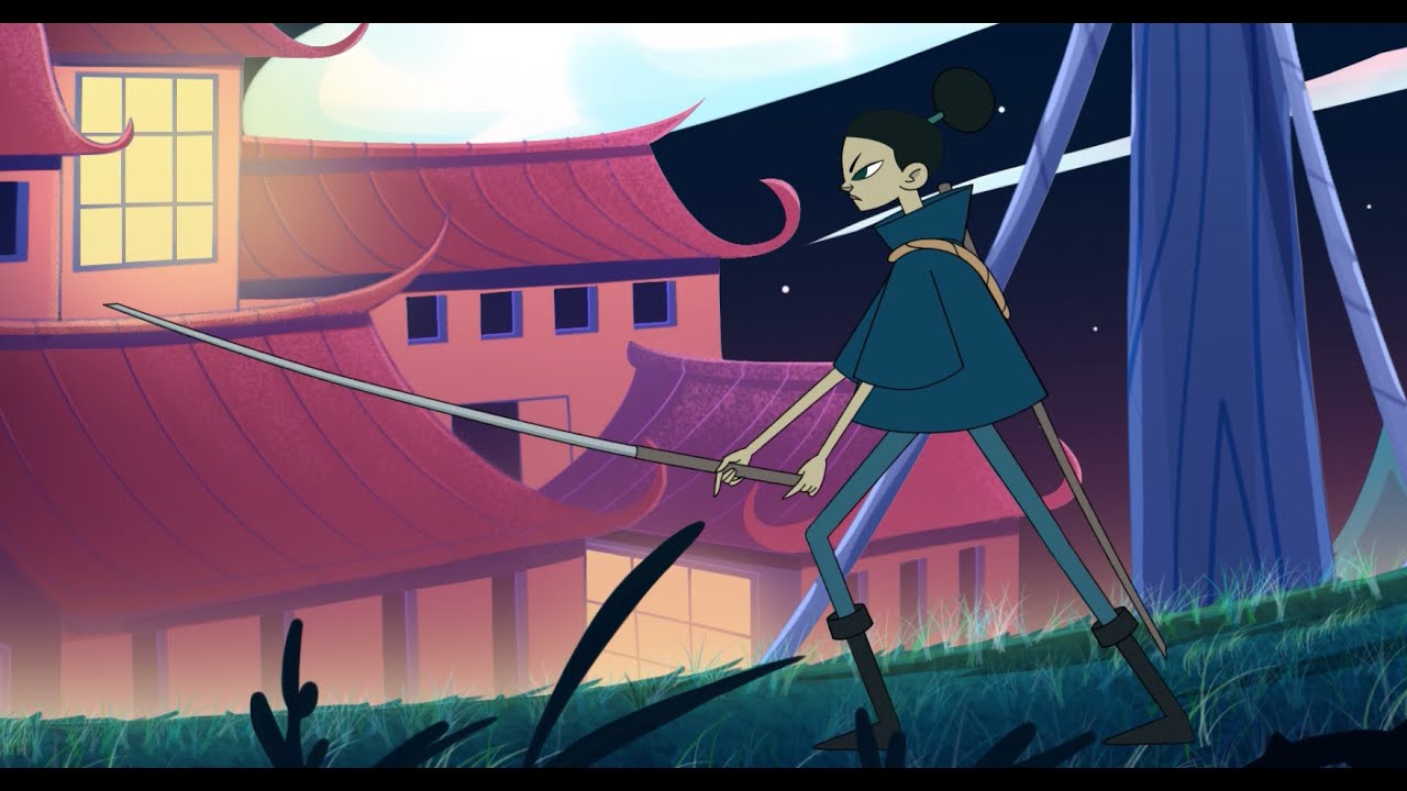 Kina Cut-Out Animation Test 02 (Toon Boom Harmony)